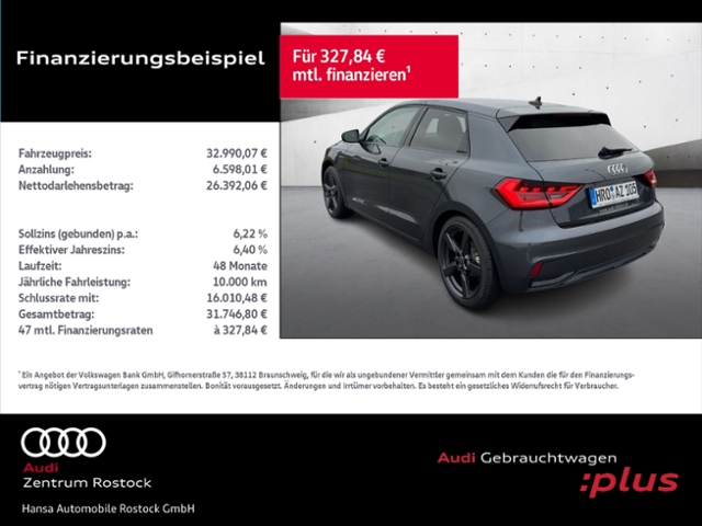 A1 Sportback 30 TFSI advanced+Led+Sportsitze+Opt