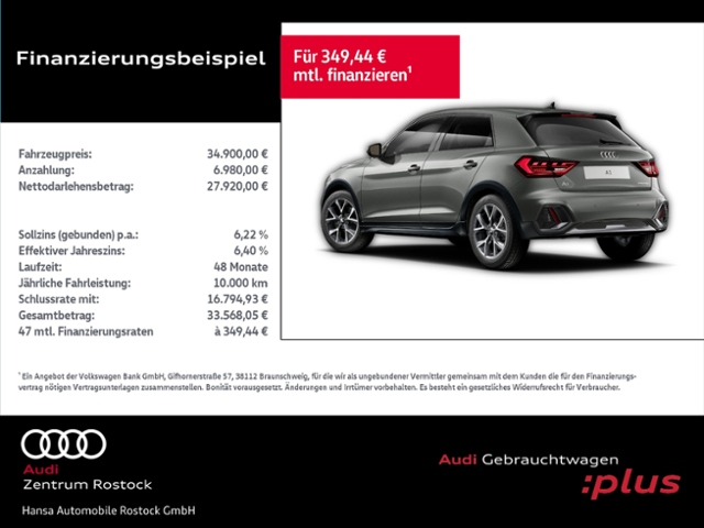 A1 allstreet 30 TFSI 85(116) kW(PS) S tronic+LED
