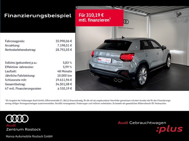 SQ2 2.0 TFSI Quattro S-Line+Navi+Matrix+Ahk+Virt