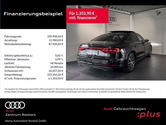 A8 50 TDI quattro tiptronic+Allradlenkung+B&O+Hu
