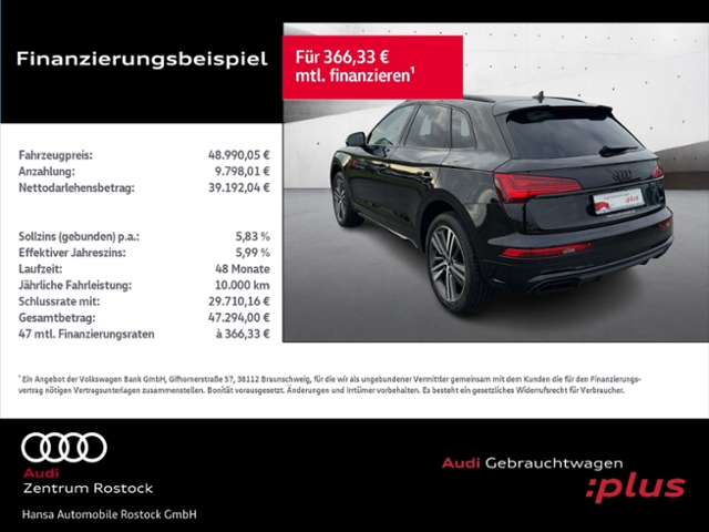 Q5 40 TFSI Quattro S-Line+Navi+Matrix+Virt Cock+