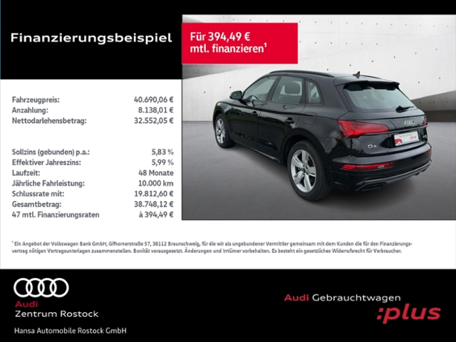 Q5 55 TFSI e Quattro S-Line+Navi+Matrix+Hud+Top 