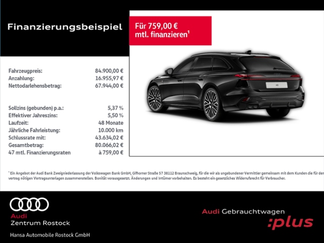 A6 Avant TDI quattro 220 kW S tronic+Tech Plus+P