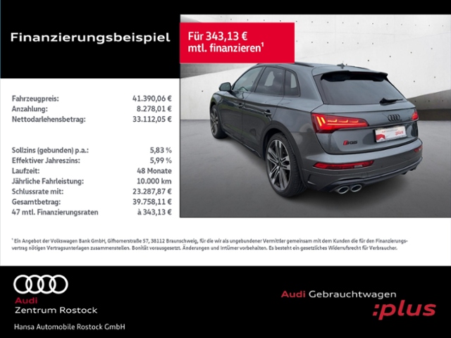 SQ5 3.0 TDI Quattro+Navi+Matrix+Ahk+Head Up+B&O+