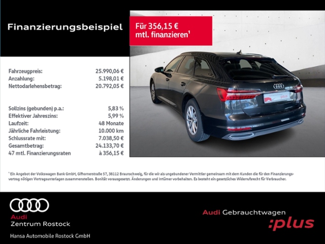 A6 Avant 40 TDI S tronic+Navi+Matrix+Carplay+Vir