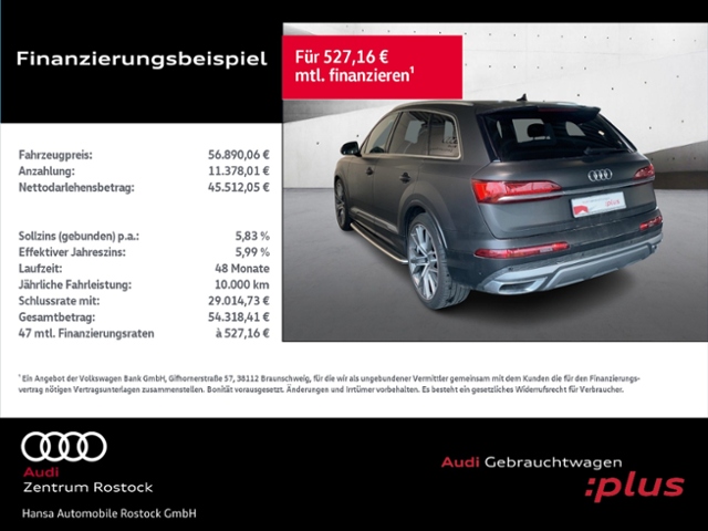 Q7 50 TDI Quattro S-Line+Navi+Matrix+Ahk+Hud+Air