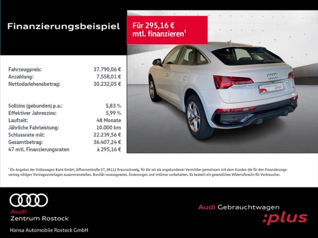 Q5 Sportback 40 TFSI Quattro+Navi+Led+Top View+V