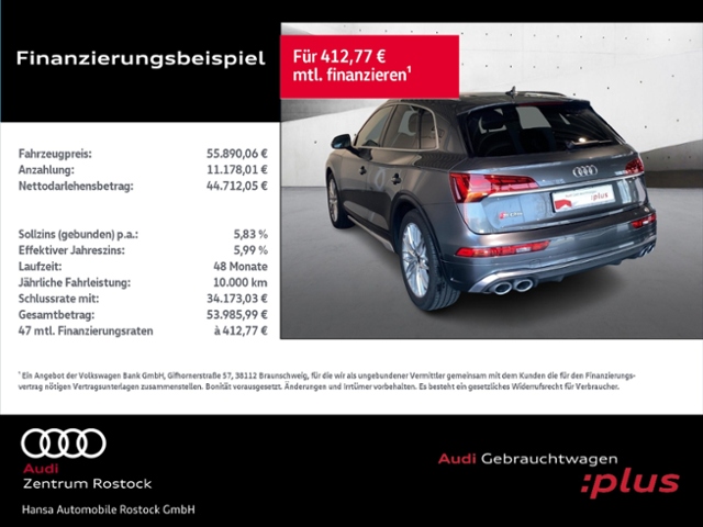 SQ5 3.0 TDI Quattro+Navi+Matrix+Ahk+Hud+B&O+Sbl+