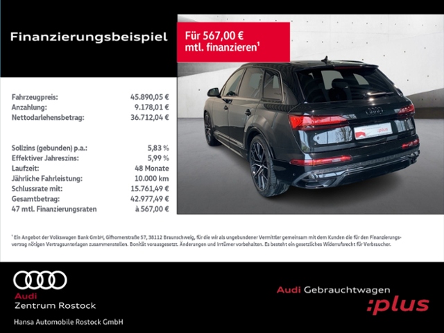 Q7 50 TDI Quattro Competition+Navi+Matrix+Ahk+Sb