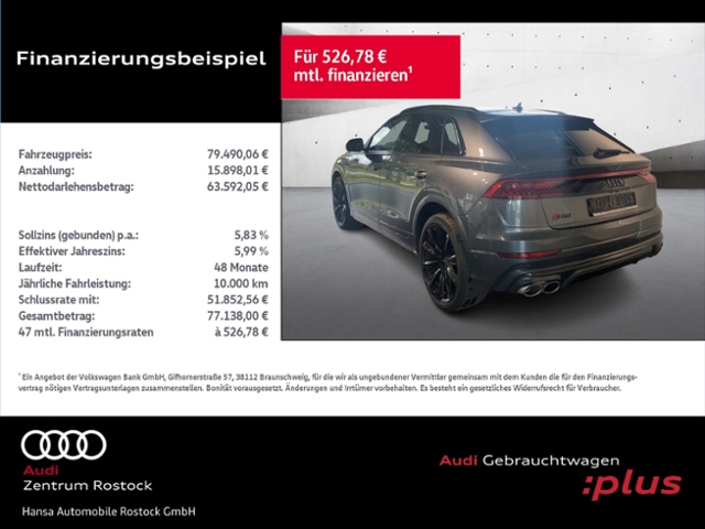 SQ8 4.0 TFSI Quattro Competition+Navi+Matrix+Ahk