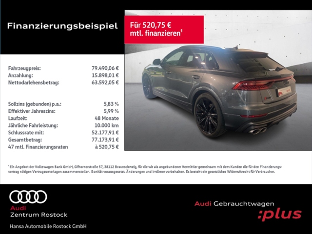 SQ8 4.0 TFSI Quattro Competition+Navi+Matrix+Ahk