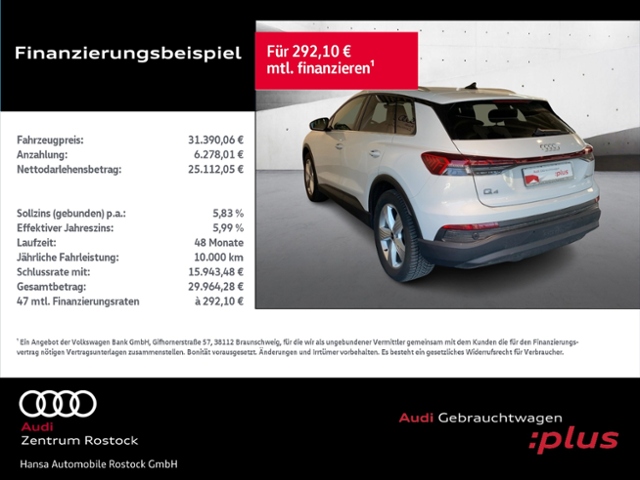 Q4 35 e-tron+Led+Carplay+Pano+Virt Cock+Ambiente