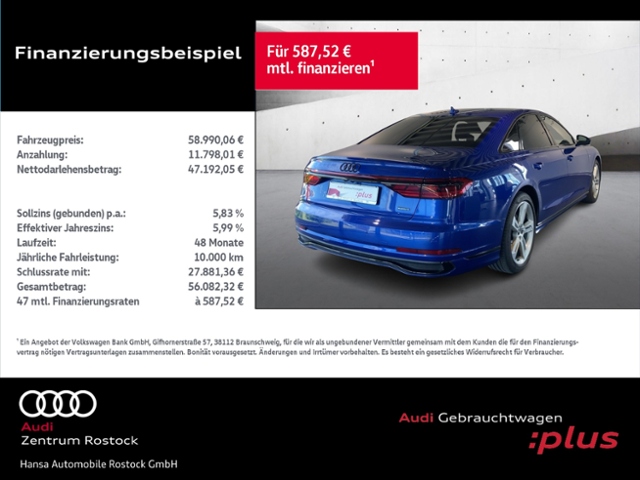 A8 50 TDI Quattro+Navi+Matrix+Head Up+Sbl+Massag