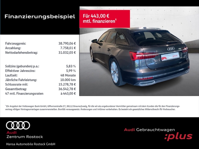 A6 Avant 45 TDI Quattro+Navi+Matrix+Ahk+Head Up+