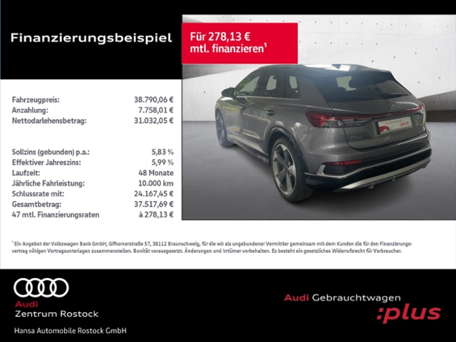 Q4 50 e-tron Quattro S-Line+Navi+Matrix+Virt Coc