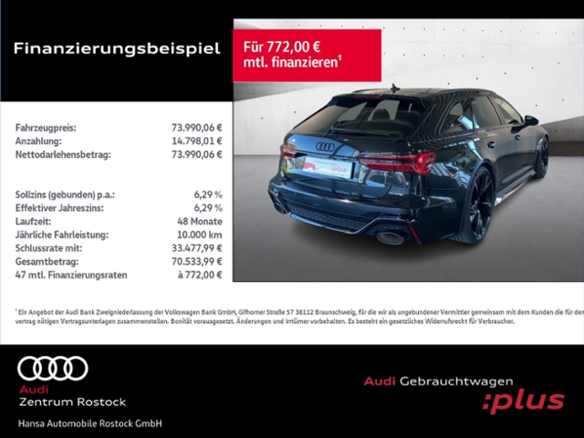RS6 Avant 4.0 TFSI Quattro+Navi+Matrix+Ahk+Hud+S