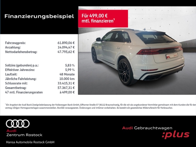 Q8 50 TDI Quattro Competition+Navi+Matrix+Ahk+Hu
