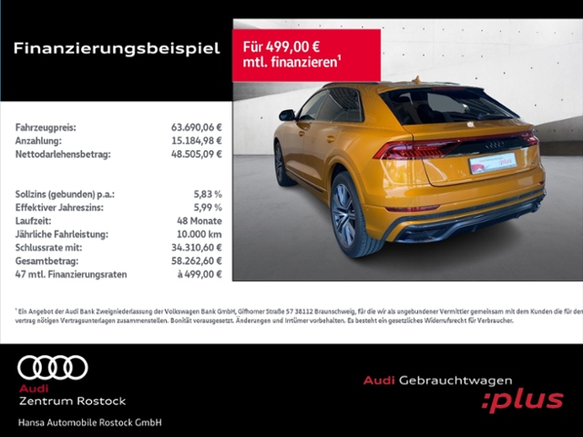 Q8 50 TDI Quattro Competition+Navi+Matrix+Hud+Lh