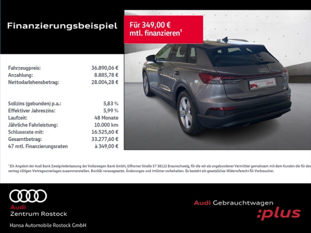 Q4 40 e-tron+Carplay+Led+Ahk+Virt Cock+Acc+Kamer