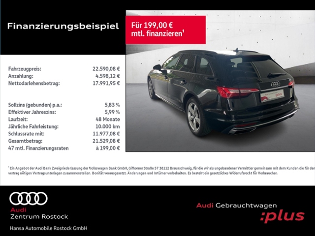 A4 Avant 40 TDI S tronicNavi+Led+Ambiente+Shz+Te
