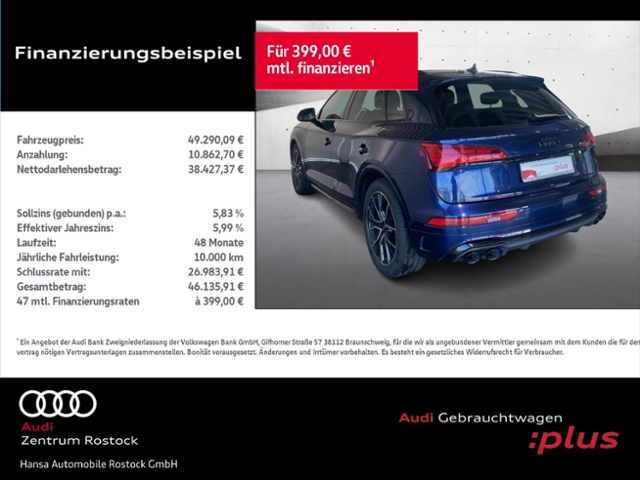 SQ5 3.0 TDI Quattro+Navi+Matrix+Ahk+Hud+Top View