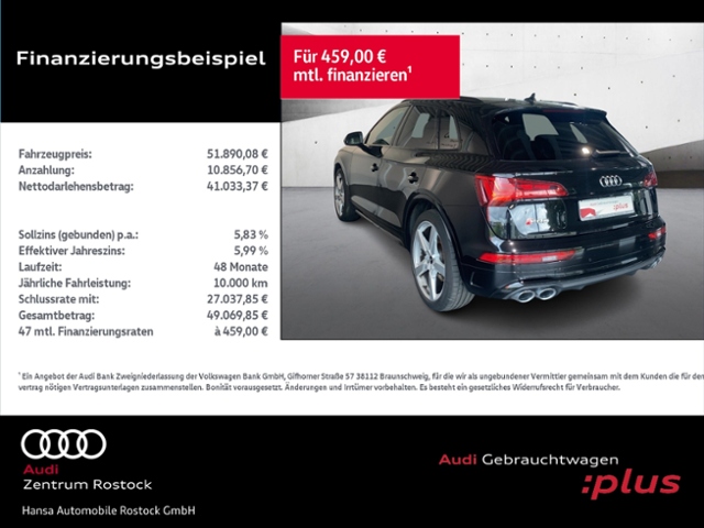 SQ5 3.0 TDI Quattro+Navi+Matrix+Head Up+Lhz+B&O+