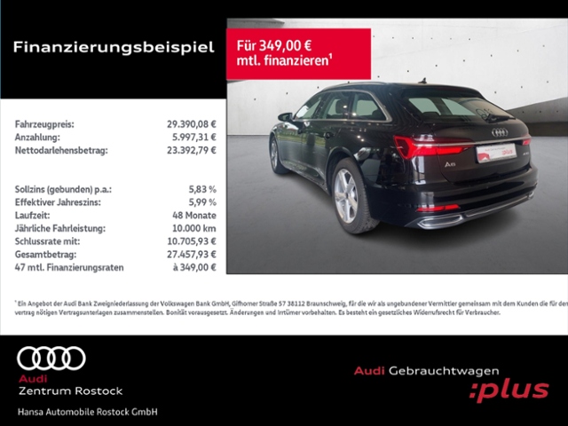 A6 Avant 40 TDI S tronic+Navi+Led+Ahk+Virt Cock+