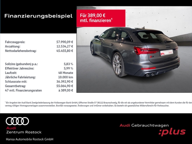 S6 Avant 3.0 TDI Quattro+Navi+Matrix+Ahk+Pano+Lh