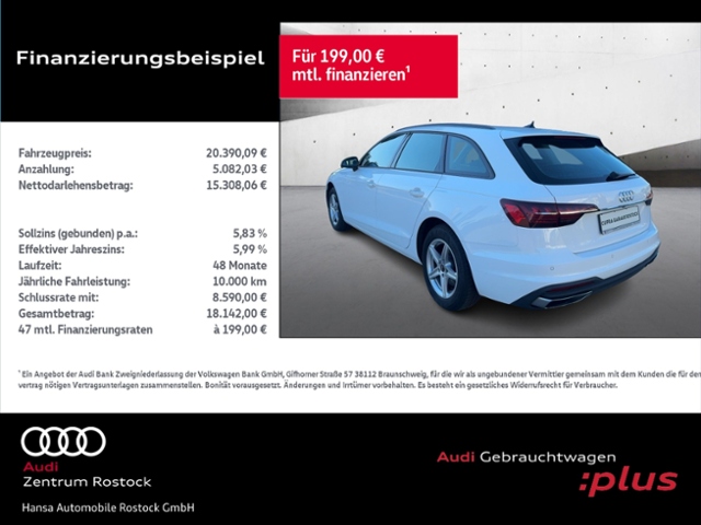 A4 Avant  35 TDI 163PS  S tronic MATRIX+NAVI+KAM