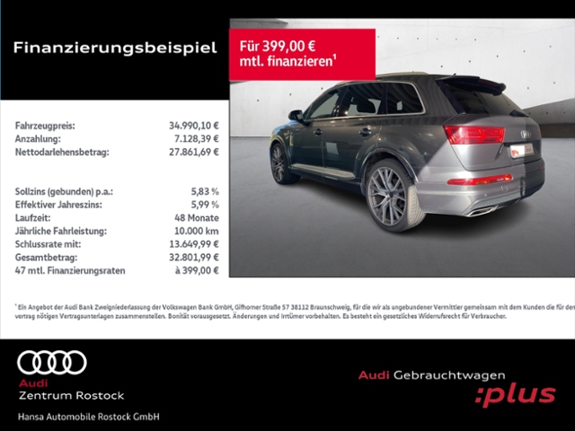Q7 3.0 TDI Quattro S-Line+Navi+Matrix+Ahk+Kamera