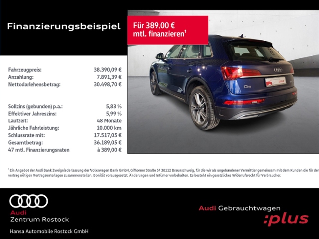 Q5 50 TFSI e Quattro+Navi+Matrix+Ahk+Head Up+Top