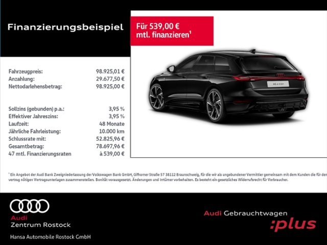A6 Avant e-tron performance 270 kW