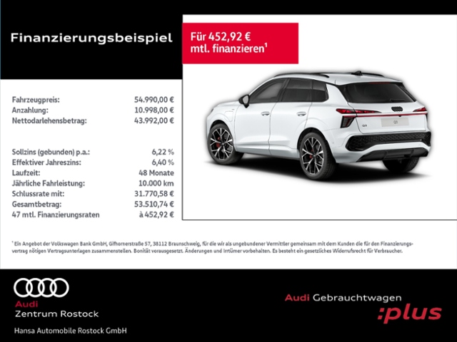 Q3 e-hybrid 200 kW kW+Matrix+Klima Plus+Panao+Te