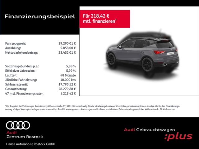 Arona FR Black Edition 7-Gang DSG