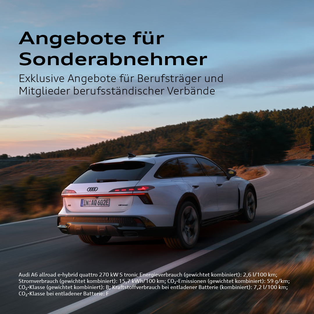 HEADER MOBILE Audi Sonderabnehmer HEADER MOBILE Audi Sonderabnehmer