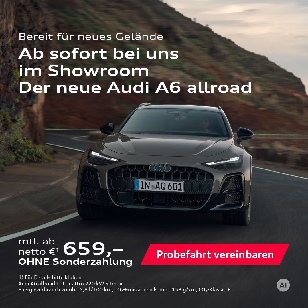 BEITRAG Audi A6 allroad Markteinführung