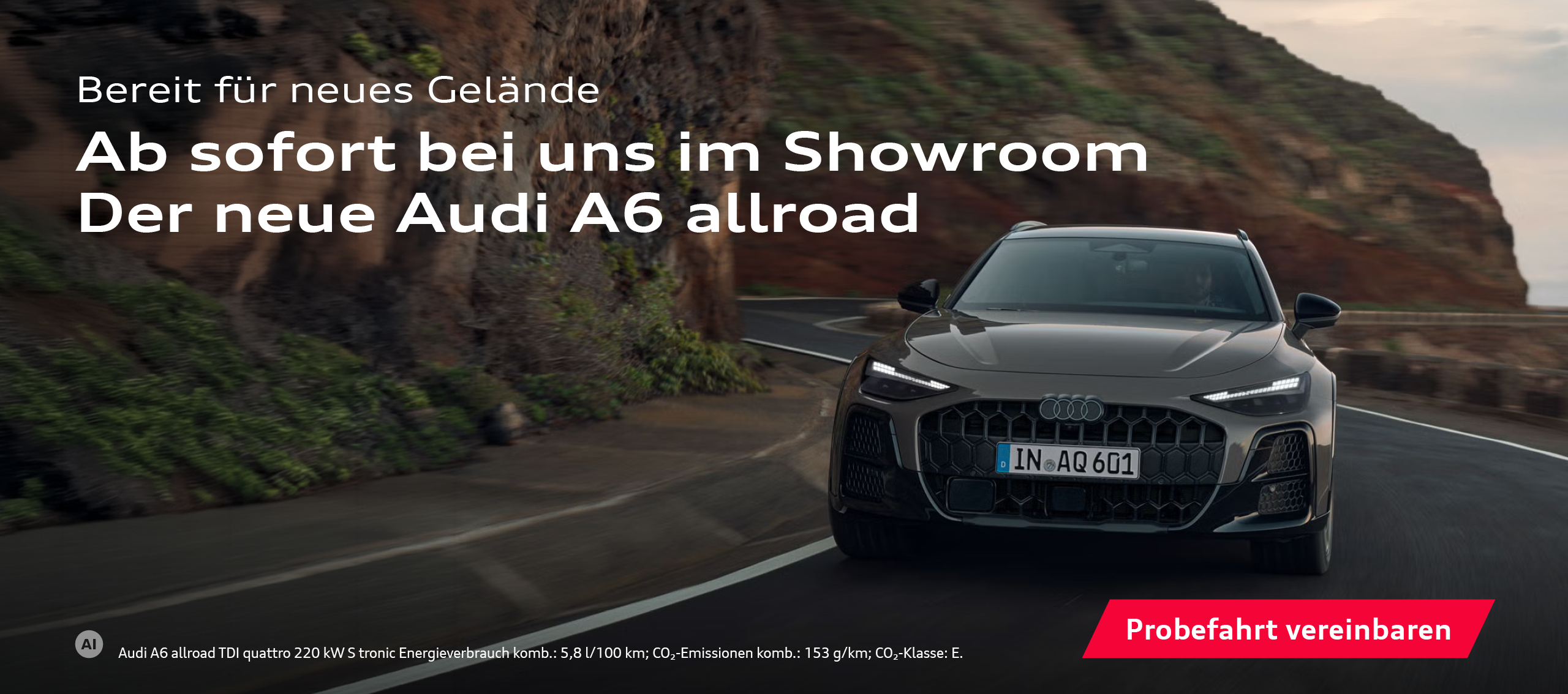 HEADER DESKTOP Audi A6 allroad Markteinführung