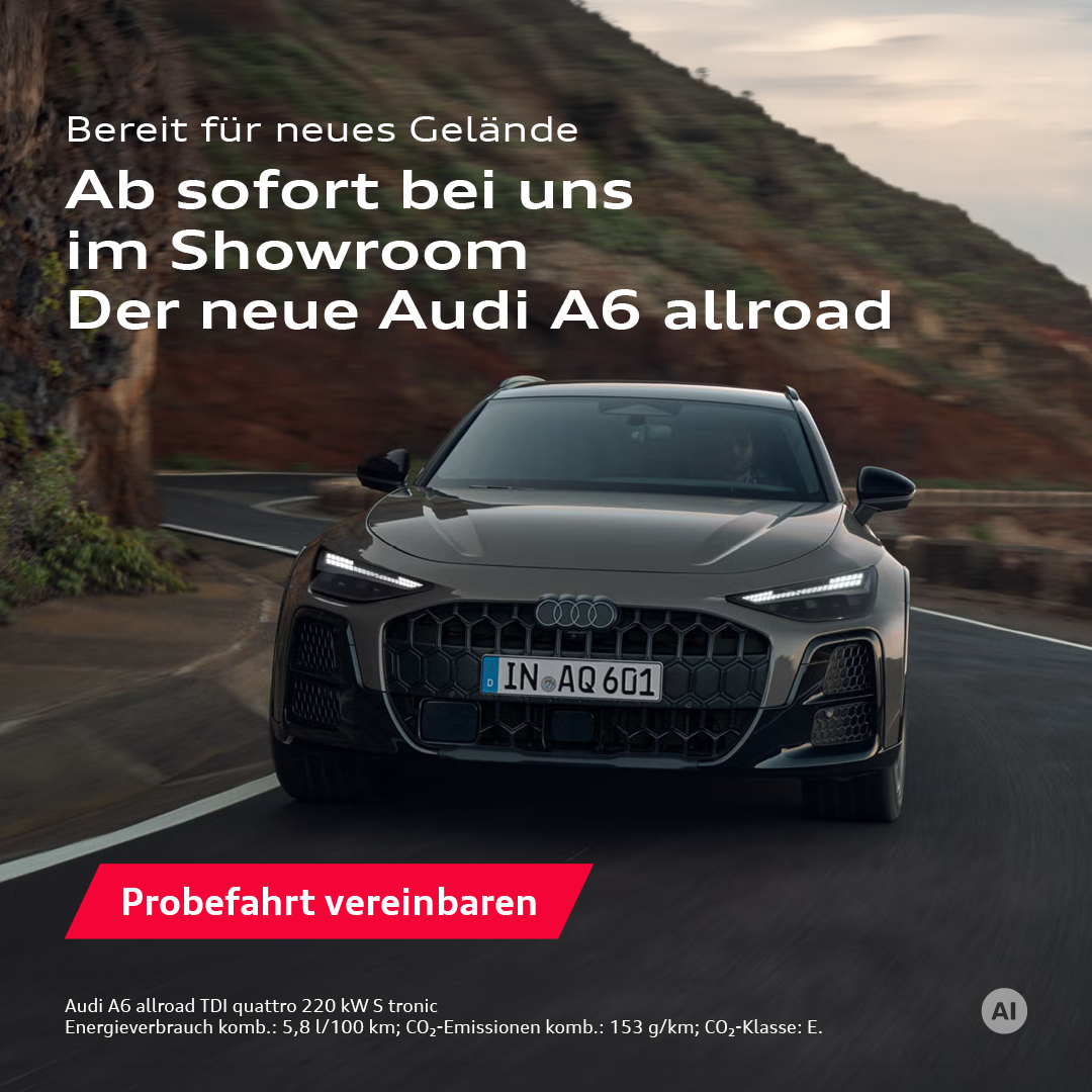HEADER MOBILE Audi A6 allroad Markteinführung